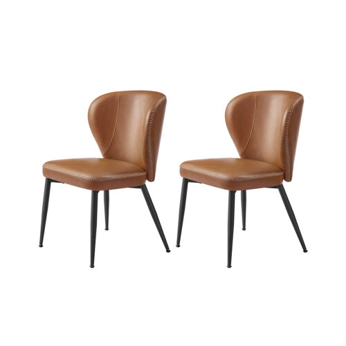 Söögitoa toolide komplekt 2 tk pruuni värvi